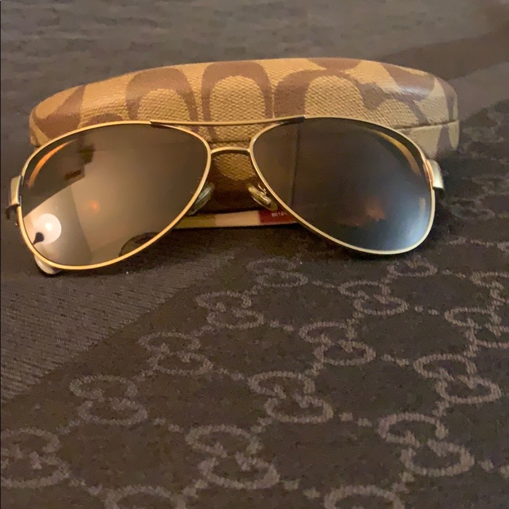 Coach sunglasses with case